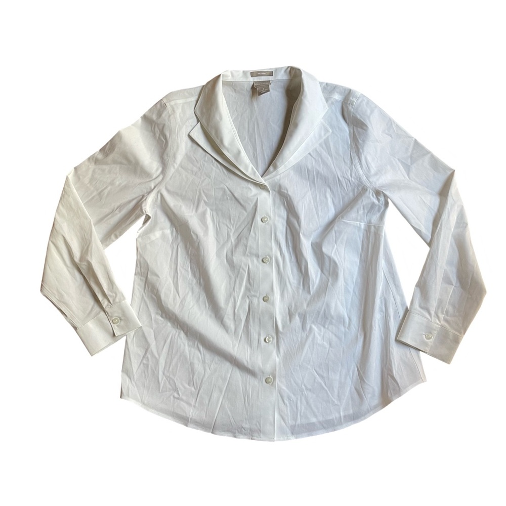 White Women's Button-Up Shirt
